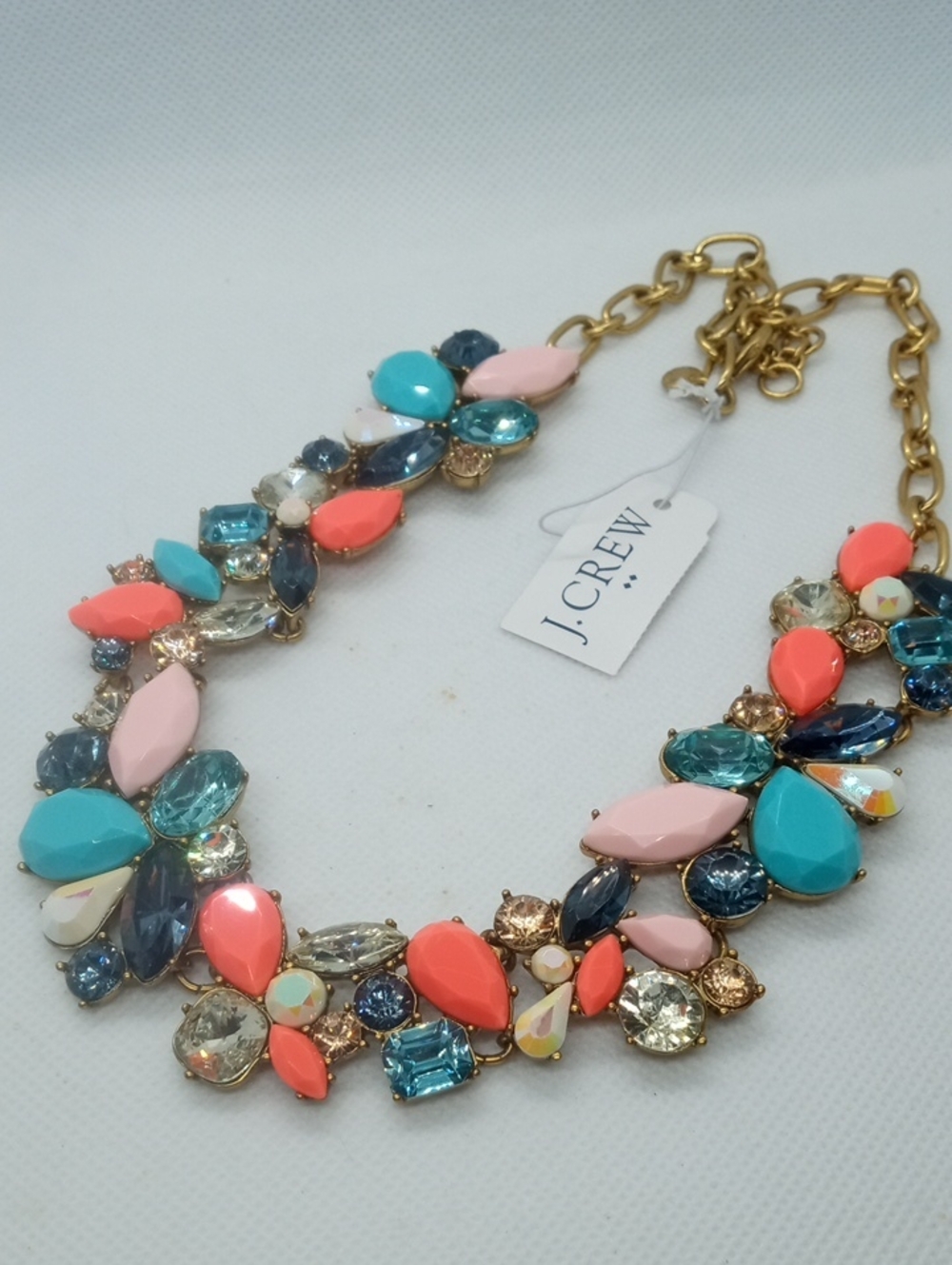 J.CREW FOLIAGE CLUSTER STATEMENT NECKLACE - Picture 6 of 12